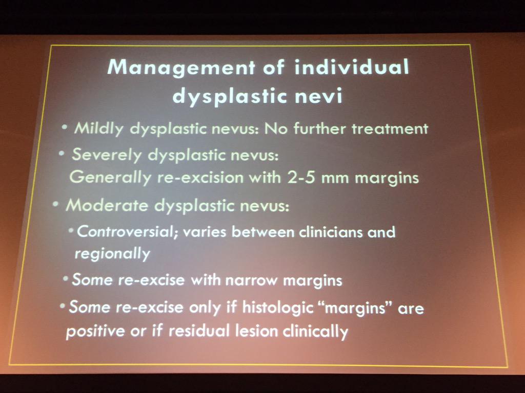 SkinCancerAR's tweet photo. Dr. Shalin @MightyDermPath explains atypical moles (dysplastic nevi) at #ASCC15. #Dermpath #pathologists #dermatology http://t.co/PF5SzjaK8o
