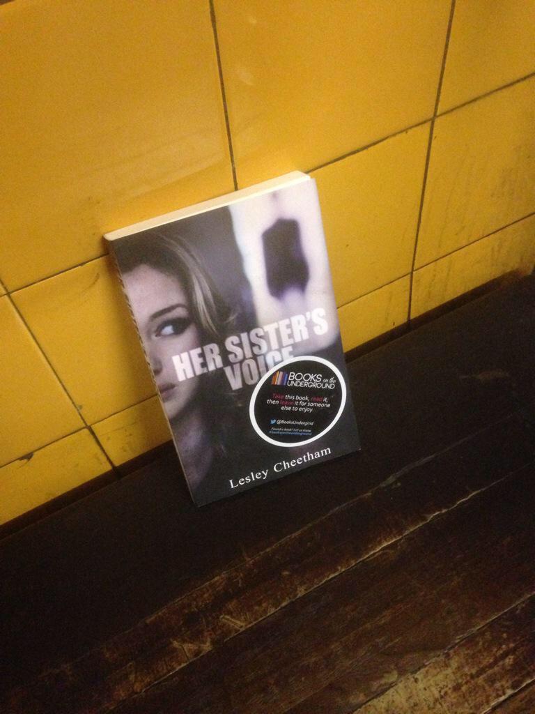 @ShelvingSheep: Her Sister's Voice &amp; Lightning travel from Old Street today #BooksontheUnderground <a href="/AlburyBooks/">Albury Books</a>