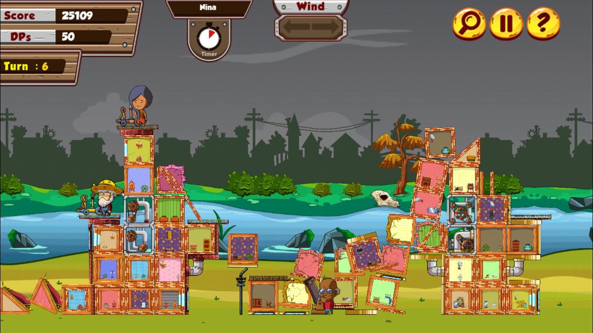 LeBoomington's tweet photo. Whatcha building? Looks like rubble #ApocalypseNeighbors #ScreenshotSaturday #gaming #gamedev #indiegamedev http://t.co/MI05Y42kmj