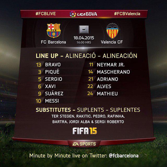 Матч начался!  Жалко я его не посмотрю... #FCBarcelona #FCB #ValenciaVsBarcelona