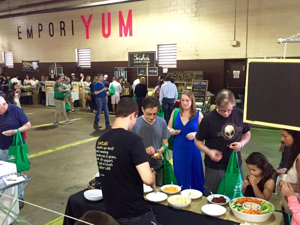 Our team is here <a href="/TheEmporiyum/">The Emporiyum</a> in Baltimore! Come say hi , we are handing out samples of your favorite dips!