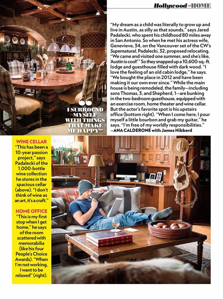 Fc_Supernatural's tweet photo. Jared Padalecki e Genevieve sairam na Revista People Magazine . http://t.co/AP7bvjvKQt