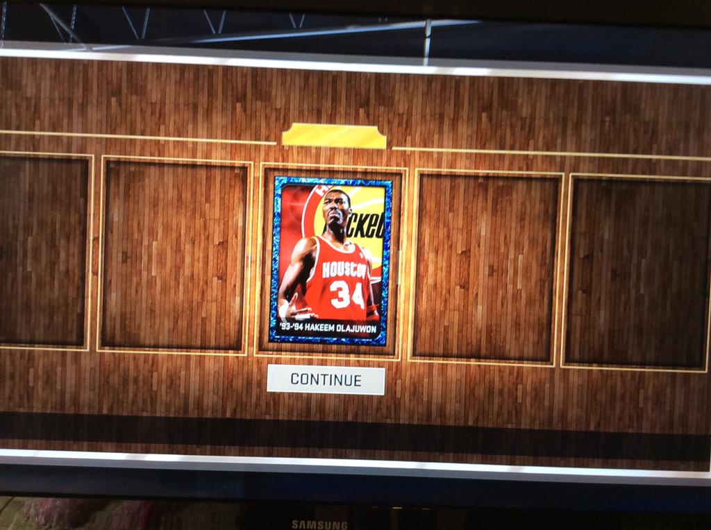 its_jay2k's tweet photo. I gat Hakeem The Dream today http://t.co/JBrHtfEaww