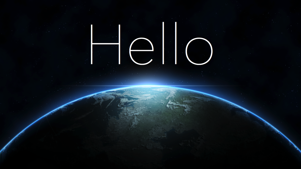 EncryptedGoogle's tweet image. Hello, World!