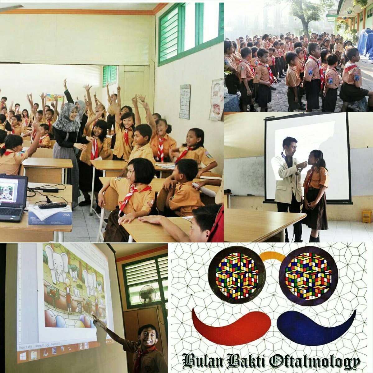 Terimakasih kepada ISMKI Regio Surabaya  ats terselenggaranya Bulan Bakti Oftalmology. @bemfkuht #TimurBeraksi