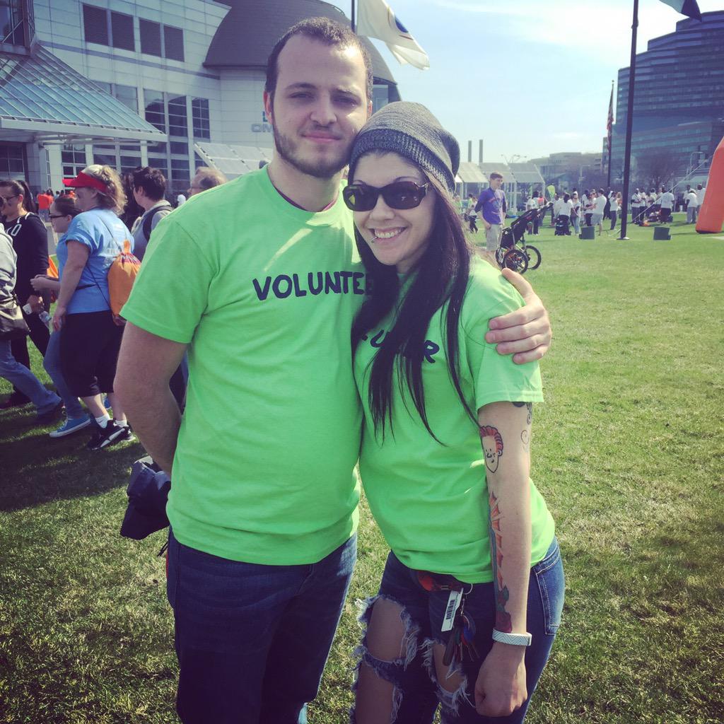 Me and Noel supporting ms !!! #CLE #greatlakessciencecenter