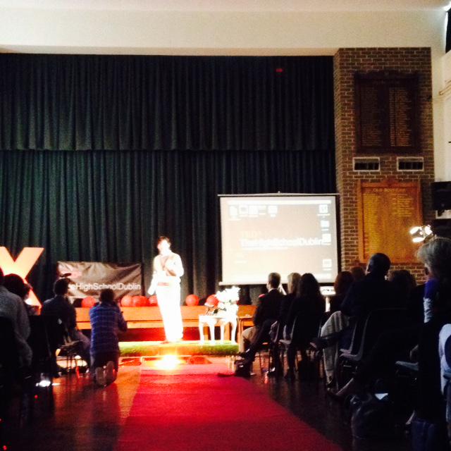 TEDxHSD's tweet photo. The next speaker we have is @markmacgriffin on "Balancing Expectation and Interest" #tedxhsd http://t.co/NucDvZqyu2
