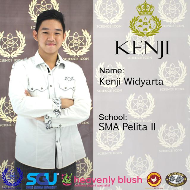 KENJI WIDYARTA - SMA PELITA II. Re-tweet this to vote for Kenji! #sgu #iamthescienceicon | <a href="/swissgermanuniv/">Swiss German University</a>