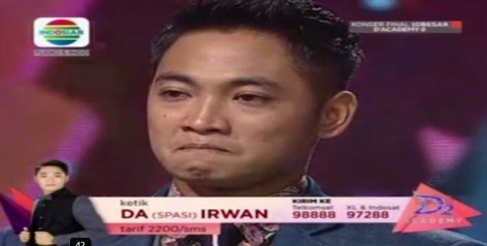 Ache17Ache's tweet photo. "@loveEga_Demak: Semangat @DA2_Irwan jangan sedih ya #DAcademy2 http://t.co/Aj3XAZ0jQk"