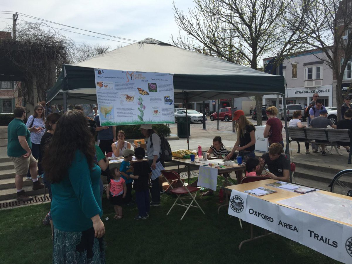 Miami_Monarch's tweet photo. Join us uptown at Earth Fest! We have face painting and lots of information about Monarch Butterflies!  #Oxford http://t.co/US5QJdJo9w