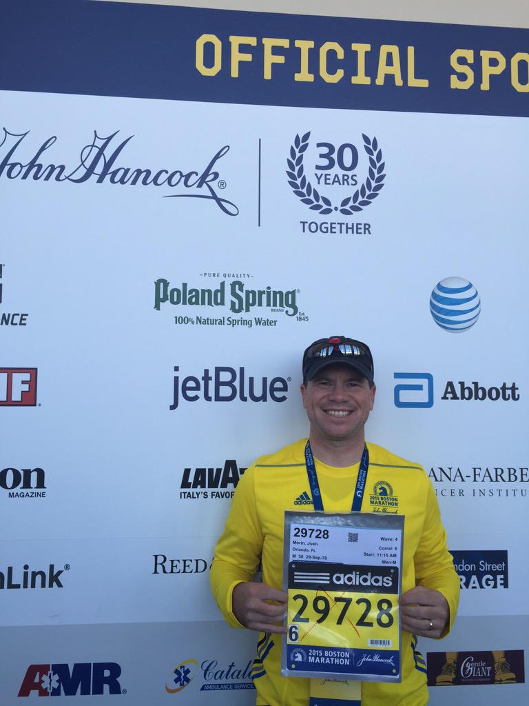 #myfirstTweet #BostonMarathon2015   Number pick-up! <a href="/HelloJetBlue/">HelloJetBlue</a>