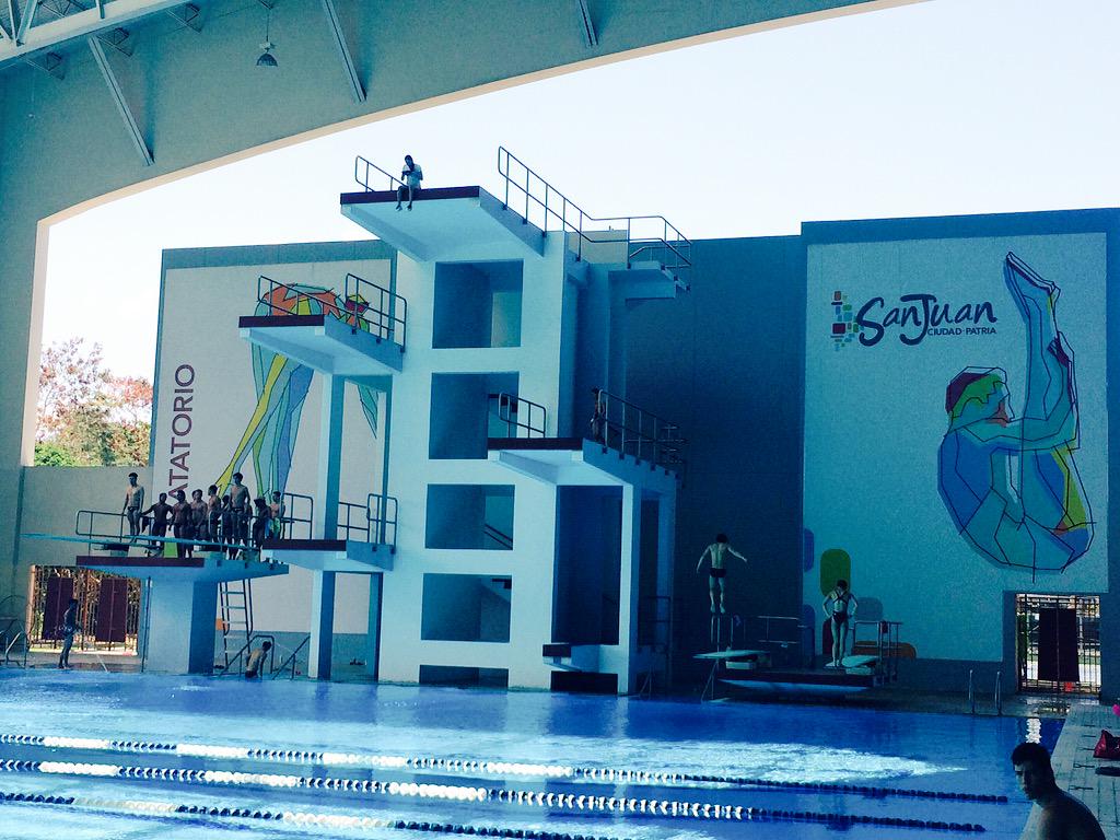 TeamUSA's tweet photo. Hey everyone! Here's my view from 10 meter #PRGrandPrix - @jessicaparratto http://t.co/GcGDs3RSth