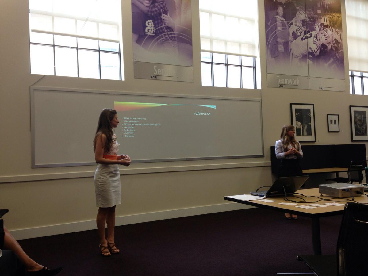 Alex and Alex explaining the participant challenges  in "How to WIN in Group Tutoring".<a href="/LSUAcademicCtr/">LSUAcademicCenter</a>