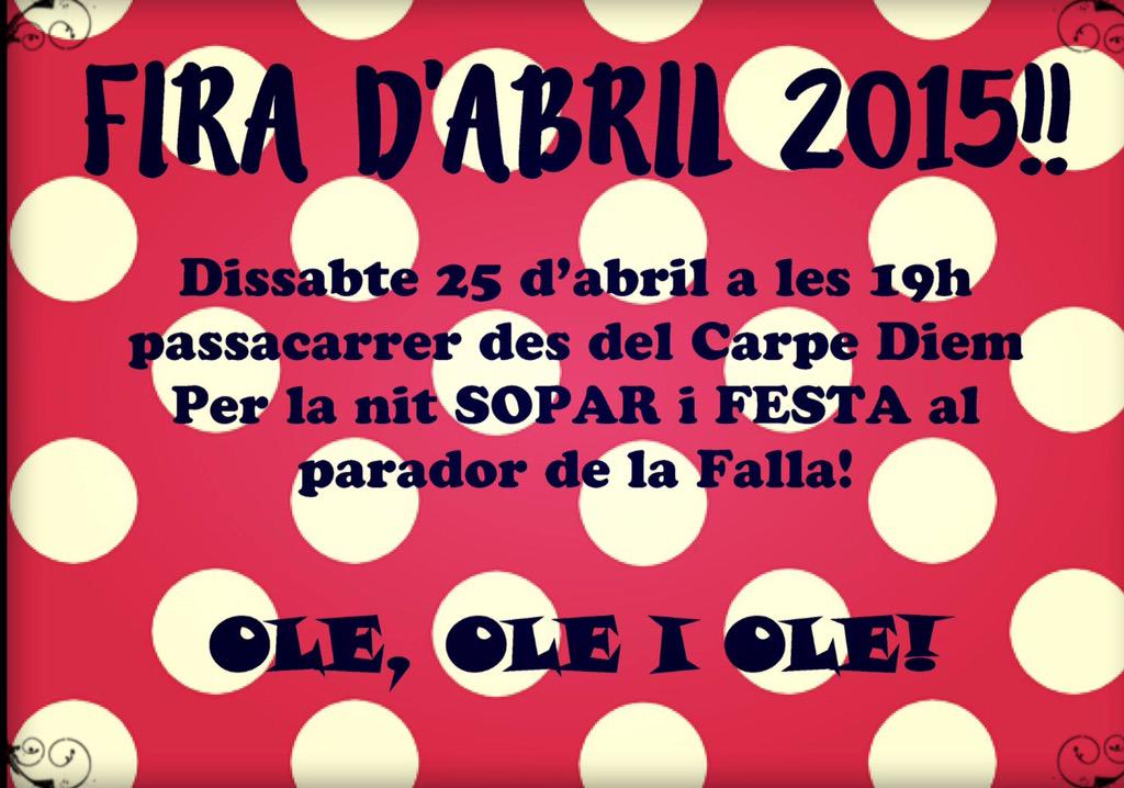 FallaAvdaGerman's tweet image. Falleres i Fallers, la Fira d'Abril ja està ací. Cal ataviar-se amb les millors gales rocieres! Vos esperem! 💃💃💃💃💃💃💃💃