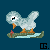 Coooolinn's tweet photo. "12-april-2015" @DailySilhouette #pixelart #pixel_dailies #pixel_art
A small bird, inspecting a flower. http://t.co/Zt5T82oMdq