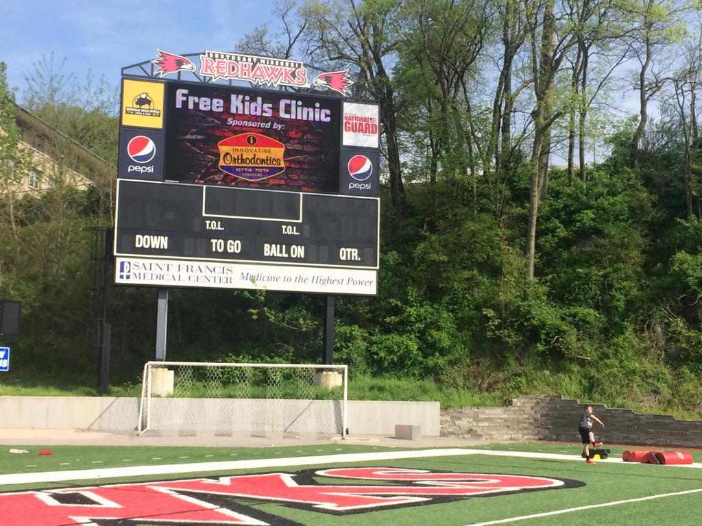 Have to say a huge THANK YOU to the sponsors of today's free <a href="/SEMOfootball/">SEMO Football</a> Kids Clinic! #differencemakers