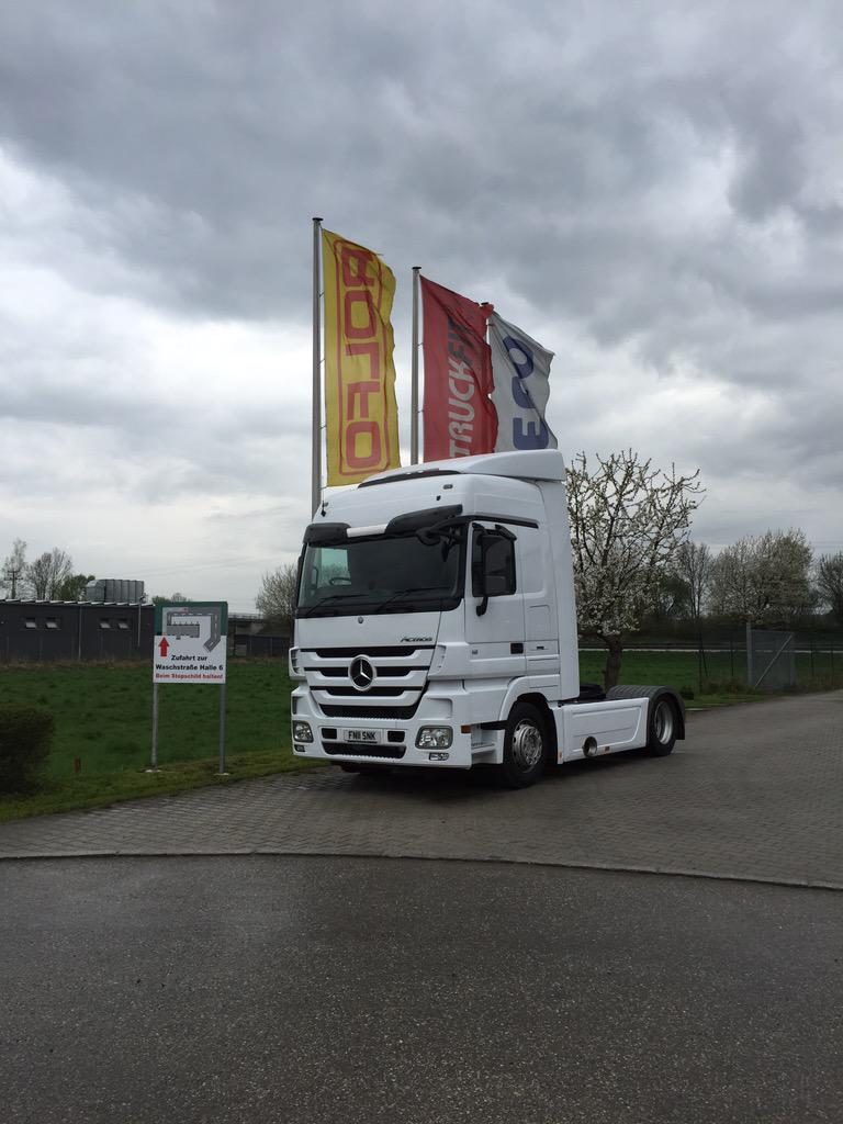 tiny19891's tweet image. At Essenbach, Germany to pick up an enclosed Rolfo car transporter trailer #cartransport