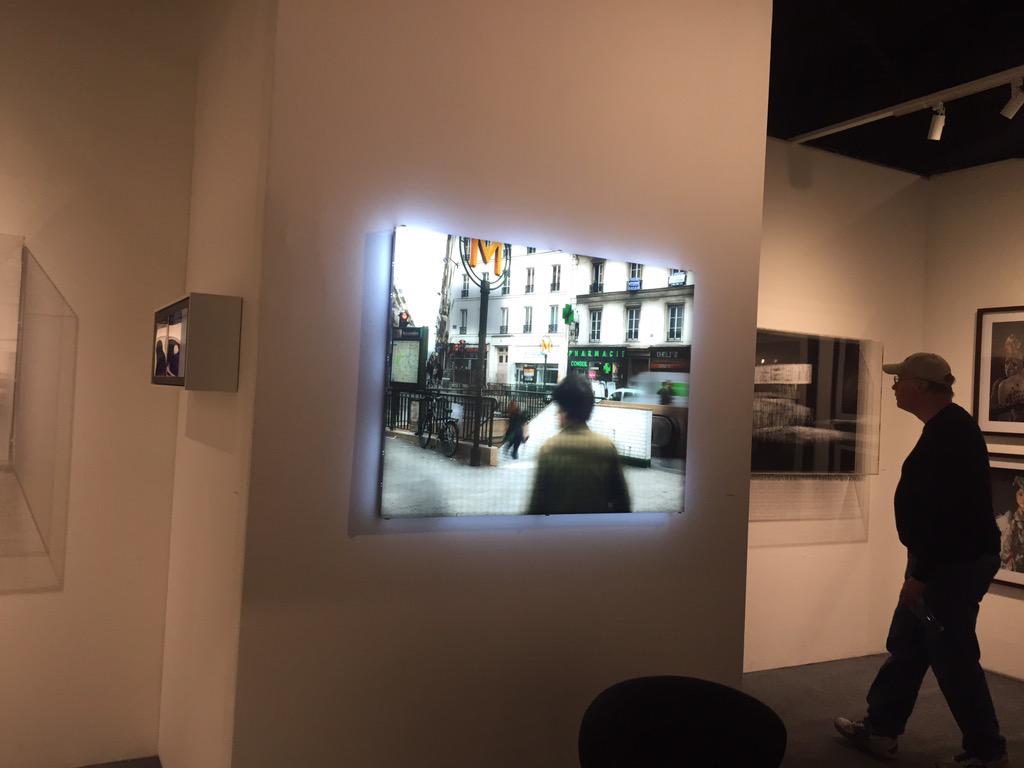 lamunieremich's tweet photo. One more pic from #AIPAD2015 Always happy to see Jim Campbell's work @BryceWolkowitz http://t.co/bYsIrRkDzt