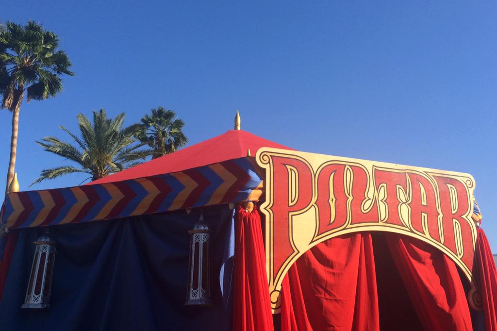 coachella's tweet photo. Get your future read by #Poltar, the all knowing Polar Bear. Located at the @GLBLInterhitence tent. http://t.co/q9HGdWY9DM