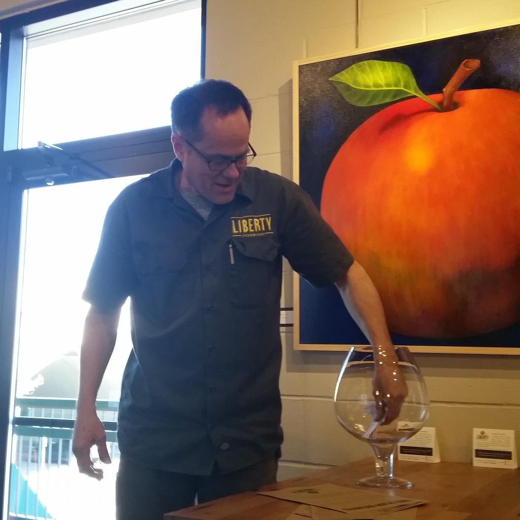 TastePlaces's tweet photo. Happy Anniversary Liberty! Next drawing at 4pm for awesome swag @LibertyCider http://t.co/tzxZqBEEaX
