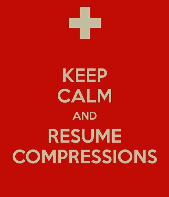 firstaidadvice's tweet photo. Keep calm and resume compressions! #firstaid #CPRisEasy http://t.co/0TjPl71OYw