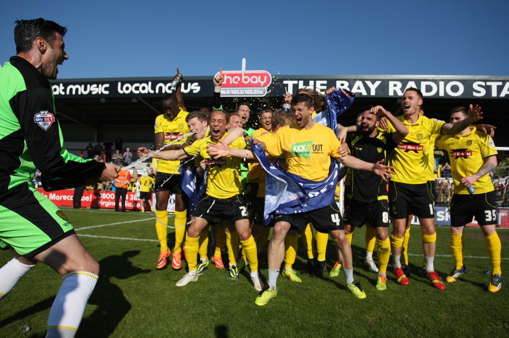 burtonalbionfc's tweet image. @ShrimpsOfficial would like to thank the #Brewers fans for their behaviour after the game #BAFCandPromoted