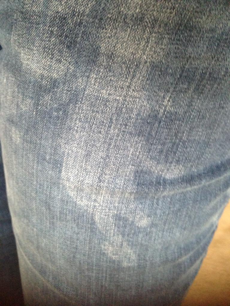 wendowoman's tweet photo. Excited to buy Persil until the first load &amp; my new jeans came out like this. Not happy with @PersilProClean http://t.co/wJLTE5rVDe