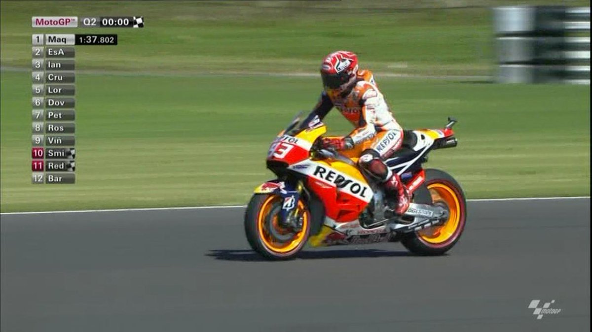 MediasetMotor's tweet photo. Márquez logra la pole #MotoGP de Argentina y saldrá escoltado por un gran Aleix Espargaró http://t.co/ipCsMGuNYF http://t.co/d4QIy09U9T