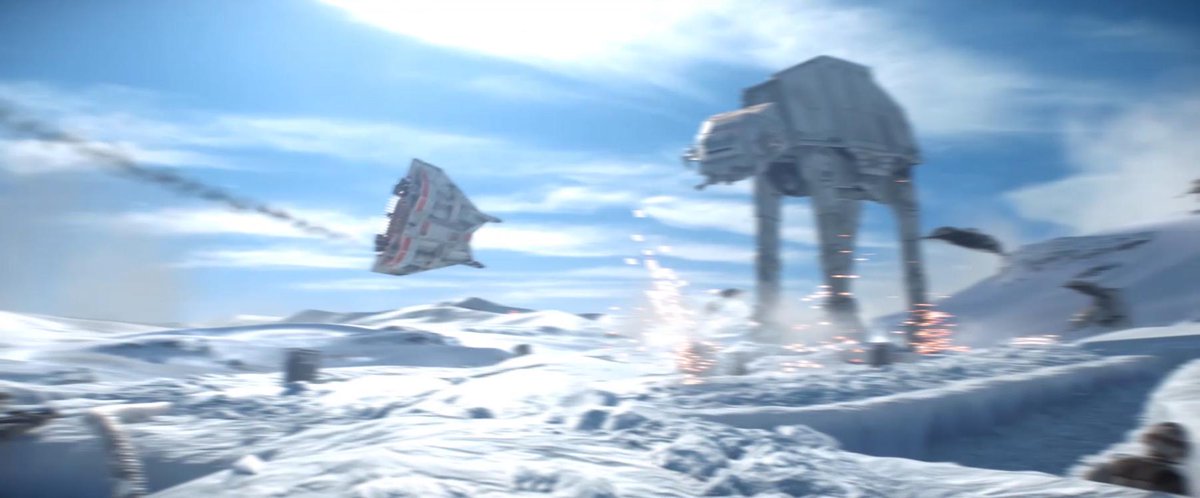 bravoINTEL's tweet image. #StarWarsBattlefront trailer screengrabs 3 (Hoth)