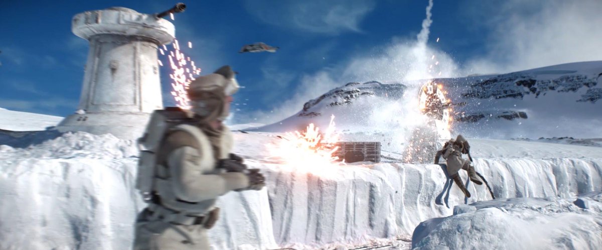 bravoINTEL's tweet image. #StarWarsBattlefront trailer screengrabs 3 (Hoth)