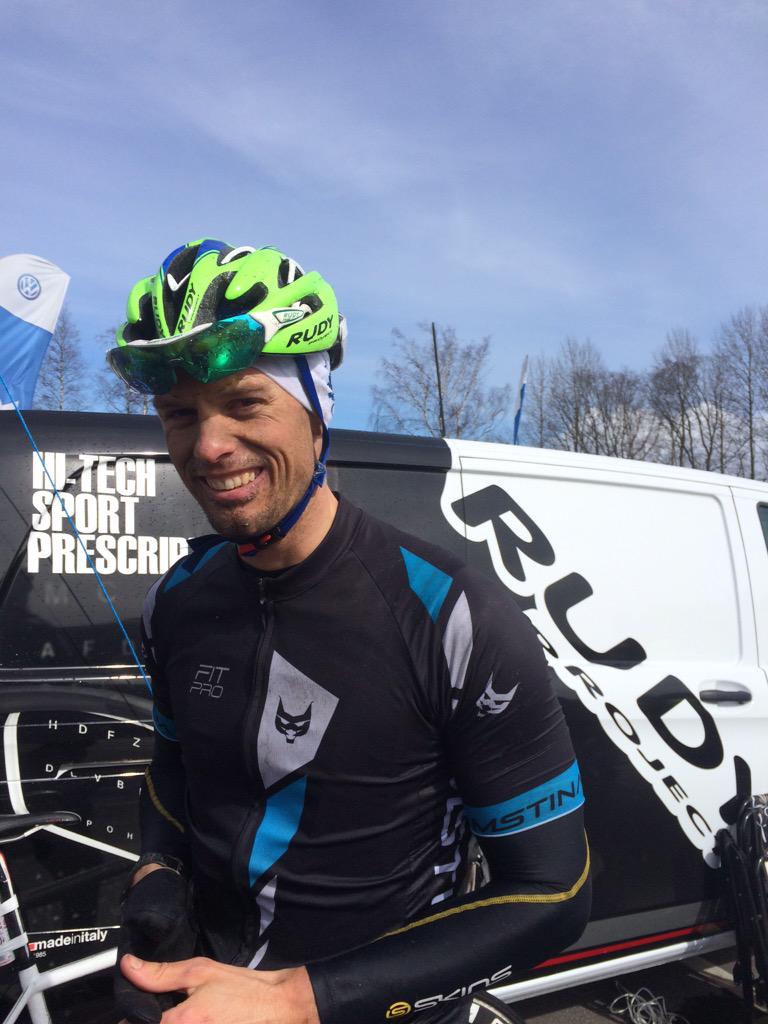 Maria77Nilsen's tweet image. 2 of our local #rudywarriors 👌Triathlete&apos;s on a local bicycle race .