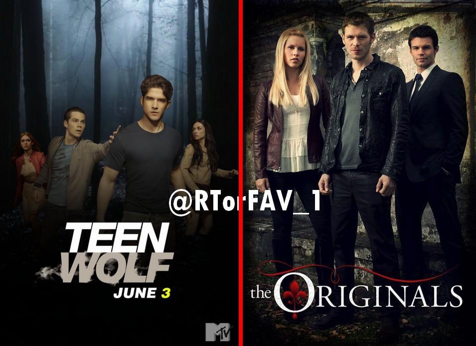 REQUESTED 
RT for Teen Wolf 
FAV for The Originals