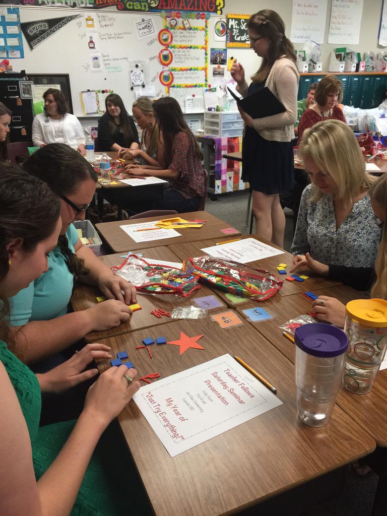 MichelleJeffers's tweet photo. LISD Texas State Teacher Fellows showcasing their teaching and learning this year with Saturday Seminar! #JPEpride http://t.co/I1ZJvjCuYW