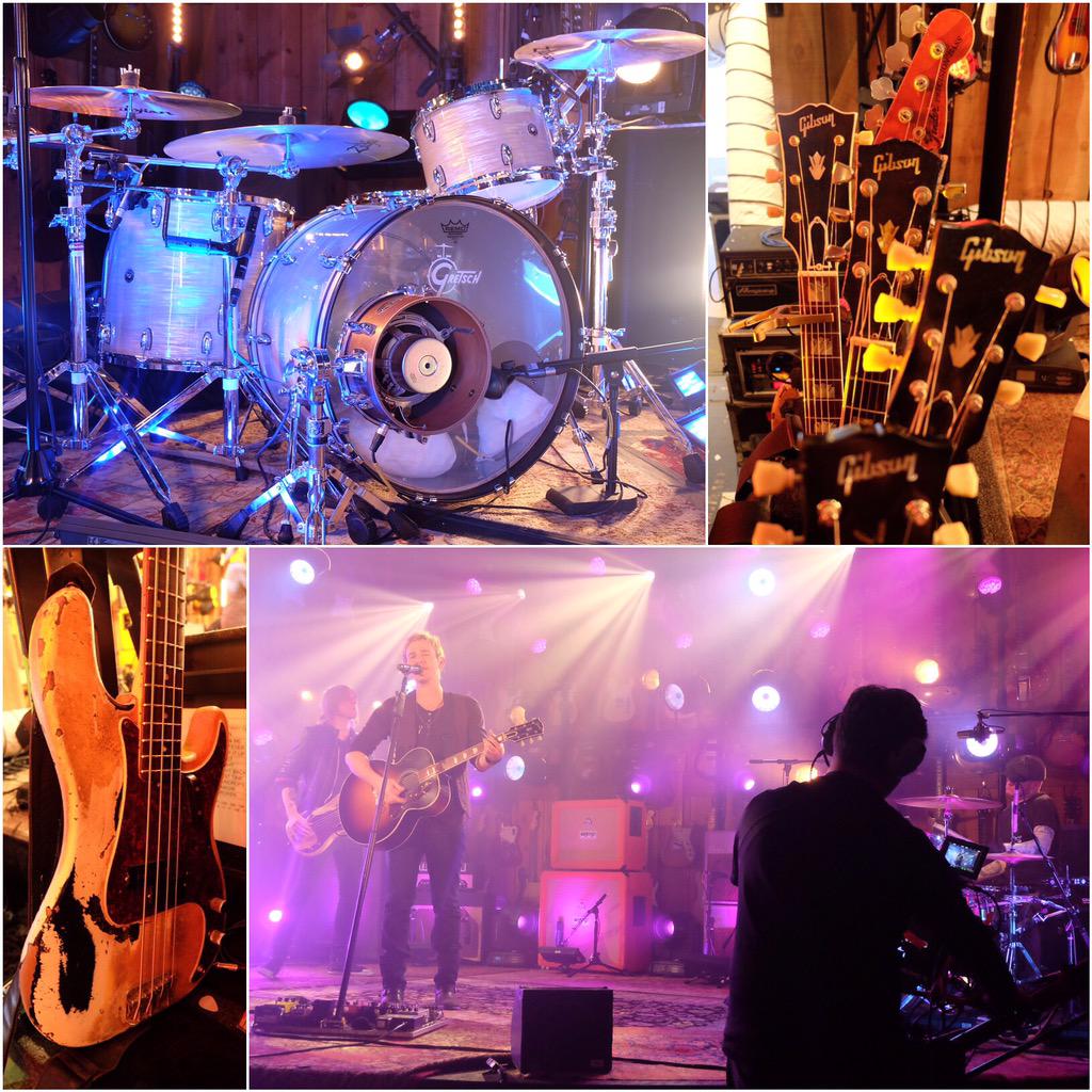 #behindthescenes from #GCHollywood: Filming <a href="/lifehouse/">Lifehouse</a> for #GCSessions on @directv!