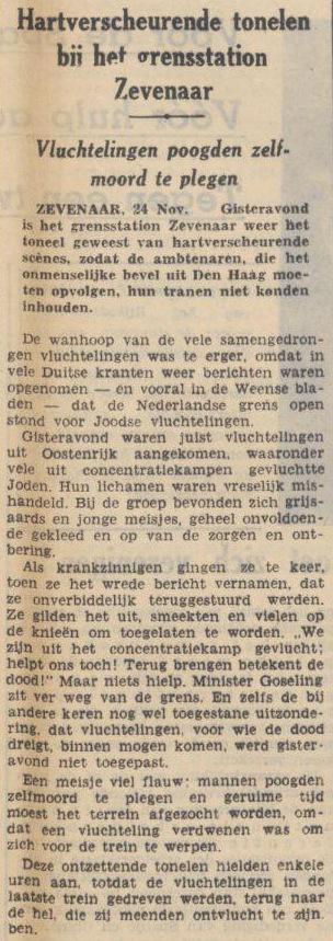 marktraa's tweet photo. 1938: Nederland stuurt wanhopige joodse vluchtelingen onverbiddelijk terug naar Duitsland. http://t.co/elml4vxWsB