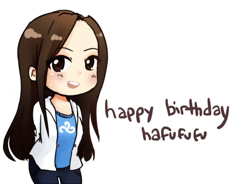 LilyPichu's tweet photo. heppy burfday @itshafu !!1 http://t.co/pLqa2iZlZ9