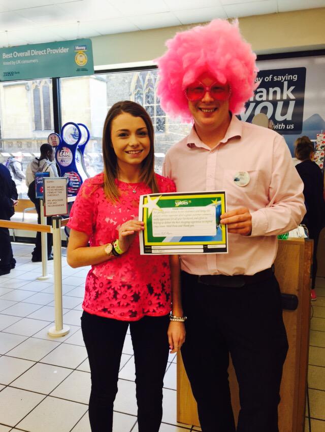 6292Tesco's tweet photo. Well done girls on your Excellent comments on customer viewpoint http://t.co/d4Zc9EHvHd