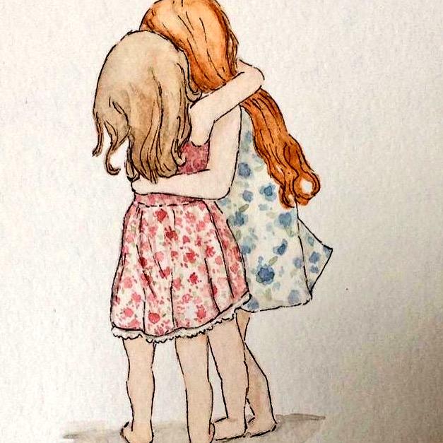 توأم روحي أمورتي☺️ ௸ on Twitter "💕حضن صديقتي ،نعيم من