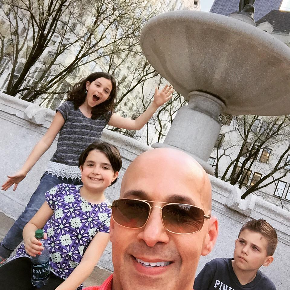 #NYC #familyfun #beautifulday #PulitzerFountain