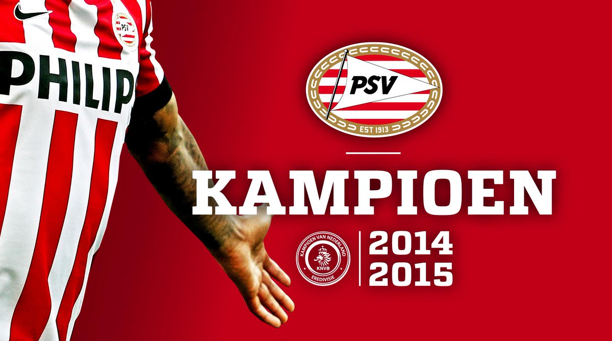 PSV IS LANDSKAMPIOEN! ALLE SUPPORTERS VAN HARTE GEFELICITEERD! #psv #onzetitel #eendrachtmaaktmacht
