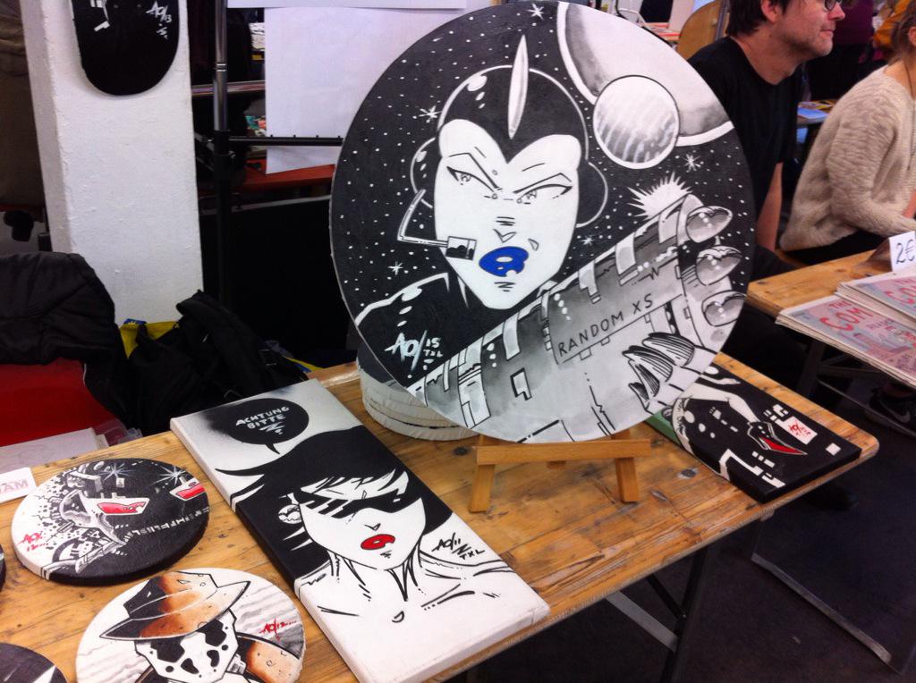alan_oldham's tweet photo. Exhausting but great time at @comicinvasionb! Thanks to all my friends who came out to support esp. #Pacou! http://t.co/n0wrUTwoHx