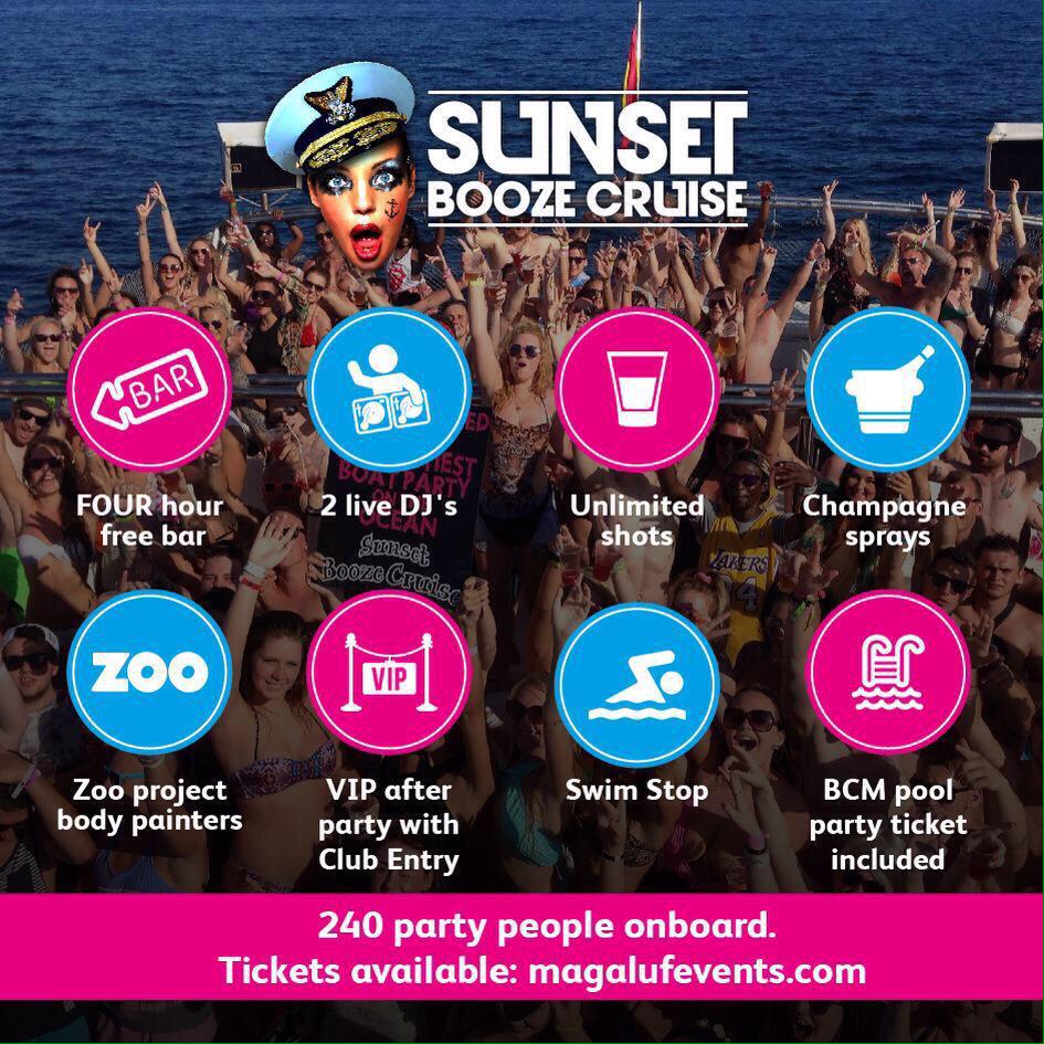 boatpartyticket's tweet photo. Tickets will be sold out before you fly! FOUR HOUR free bar! Contact @AddyMagaluf for info, deposits and tickets👍 http://t.co/Y4XE2O9taH