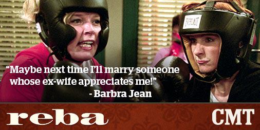 CMT's tweet photo. Is fighting the best option? @Reba's No. 5 favorite quote from the #Reba series! Marathon on NOW. #CMTRebaWeekend http://t.co/UdvaFzGyI1