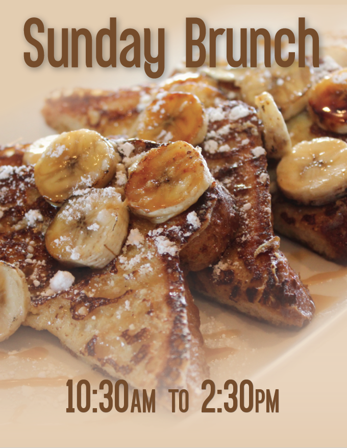 vinekitchen's tweet photo. Join us for #sundaybrunch. We have added great new items like our Caramel-Banana French Toast and Crab Benedict. http://t.co/Mg0Qyebn2p