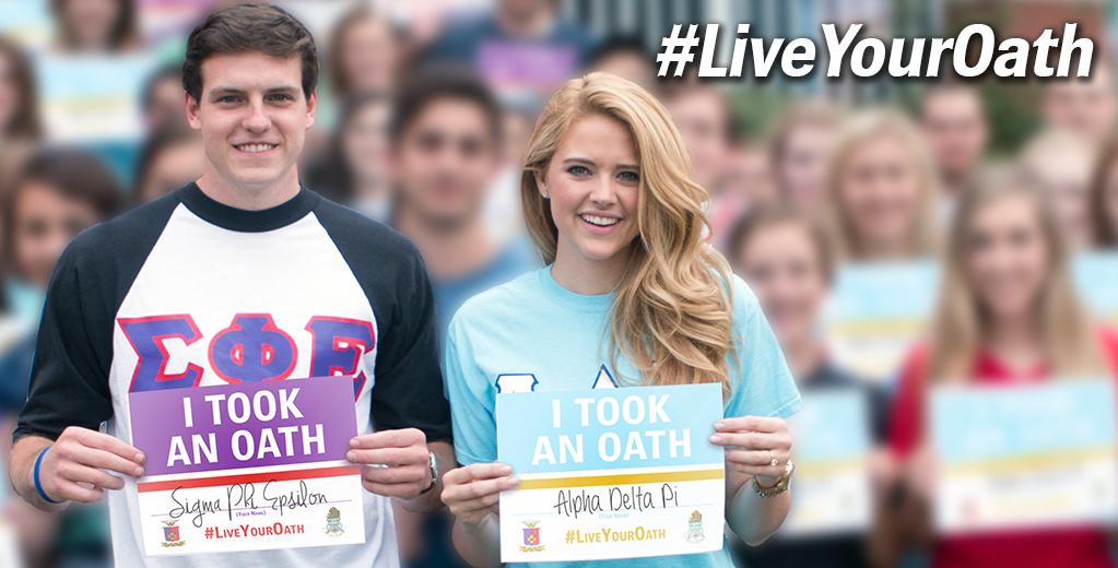 officialsigep's tweet photo. Together, SigEp &amp; @AlphaDeltaPi can and will make a difference. #LiveYourOath #ItsOnUs http://t.co/pNTthRn160 http://t.co/gAaoyRTyuD