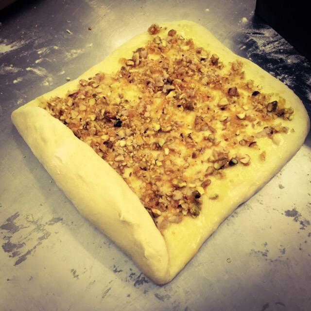 WellingtonFood's tweet image. Stuffed brioche for breakfast. Leftovers from last nights #breadmakingclass @cravewellington Off to a good start....