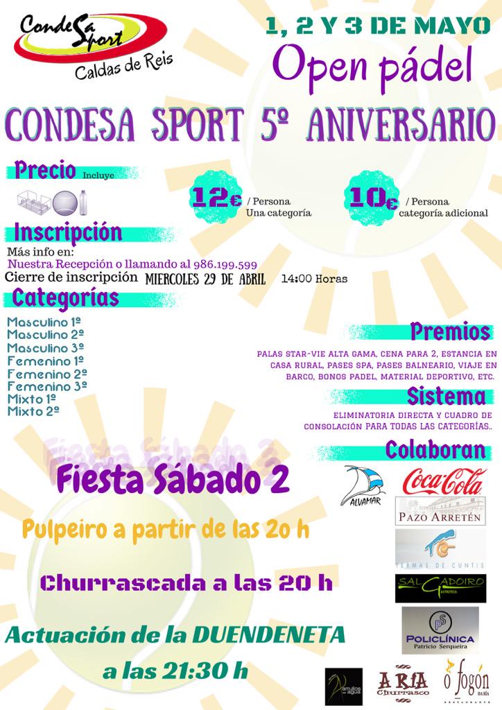 CondesaSport's tweet photo. Inscríbete llamando al 986199599 o enviándonos un mail con vuestros datos a competicion@condesasport.com http://t.co/t3nqgaMUdU