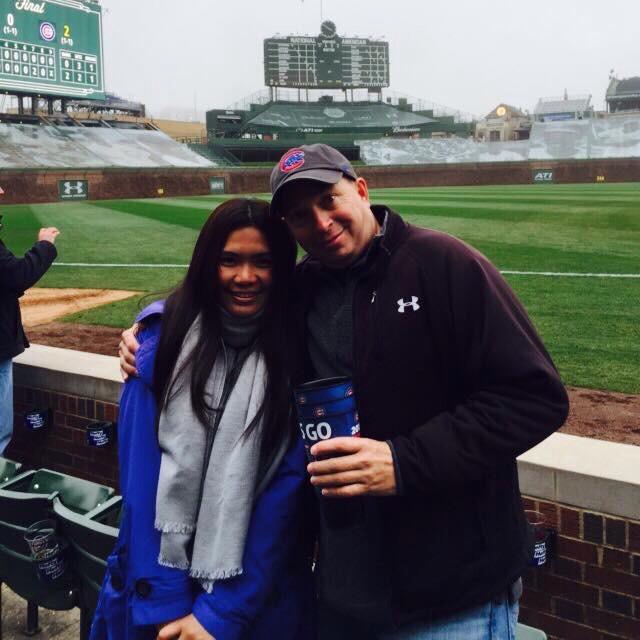 KimoChicago's tweet photo. Love watching my CUBBIES! #GoCubsGo http://t.co/Ta5308FAEL