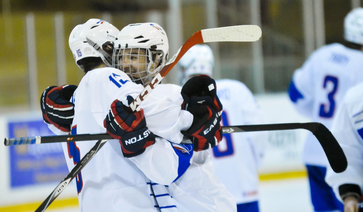 Succès du Danemark sur la Norvège : les #Bleuets terminent 3ème du Mondial ! Superbe soirée pr le #hockey français !