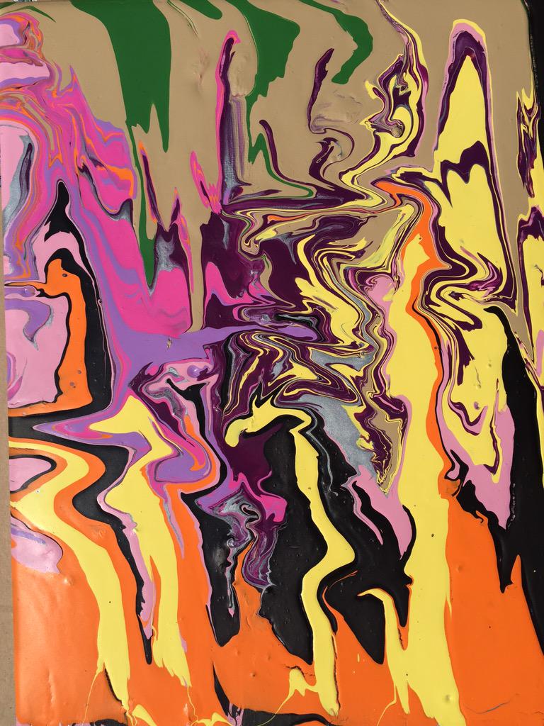 italiamermaid's tweet photo. Acrylic on Canvas! http://t.co/r1EitoBzvy